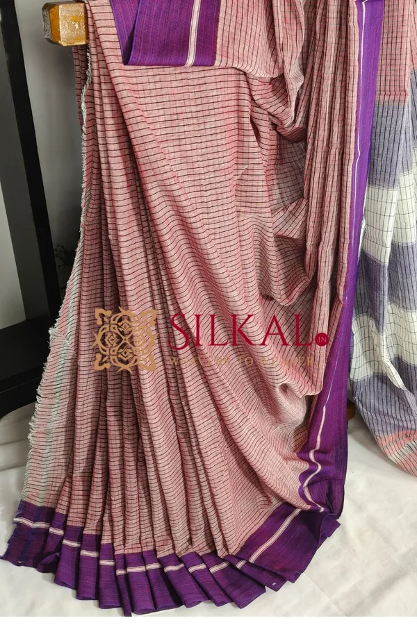 Patteda_Anchu_Pure_Cotton_Handloom_Saree_SKL04322
