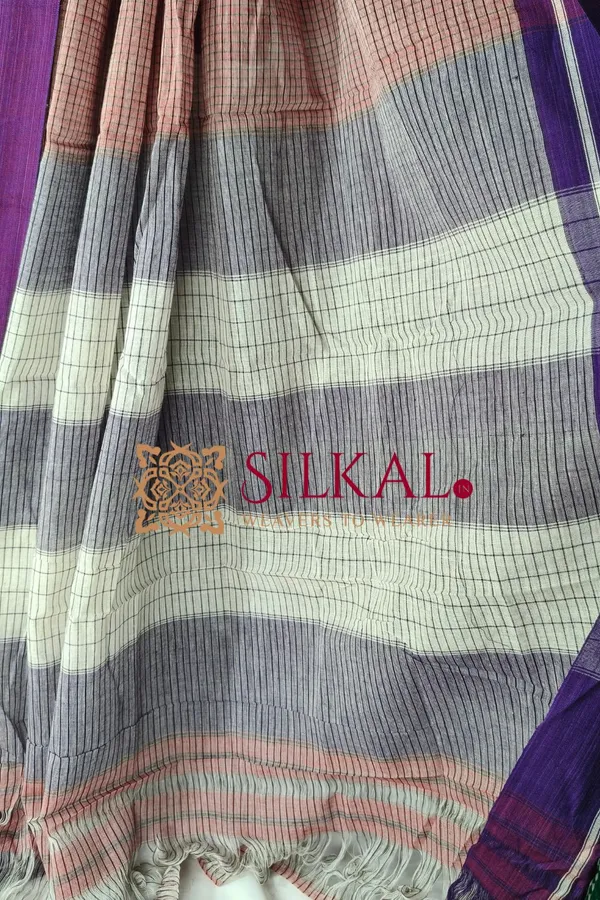 Patteda_Anchu_Pure_Cotton_Handloom_Saree_SKL04322