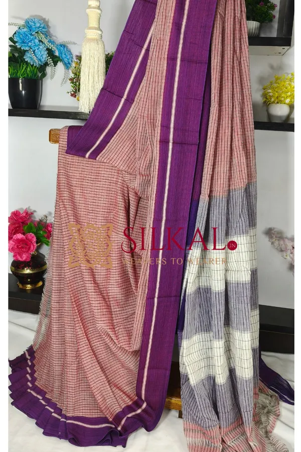 Patteda_Anchu_Pure_Cotton_Handloom_Saree_SKL04322