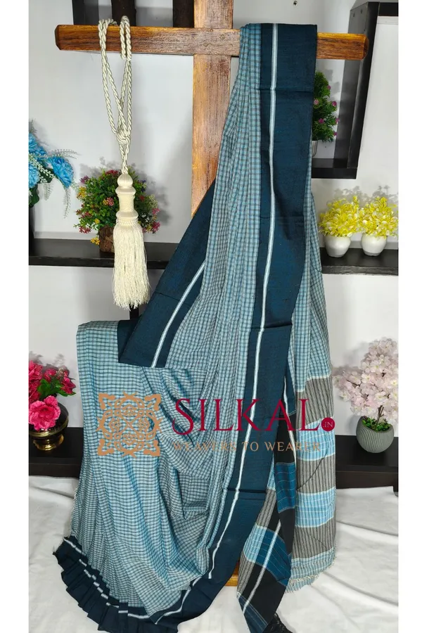 Patteda_Anchu_Pure_Cotton_Handloom_Saree_SKL04324
