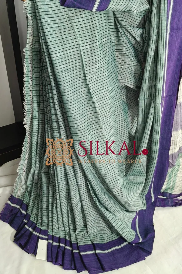 Patteda_Anchu_Pure_Cotton_Handloom_Saree_SKL04325