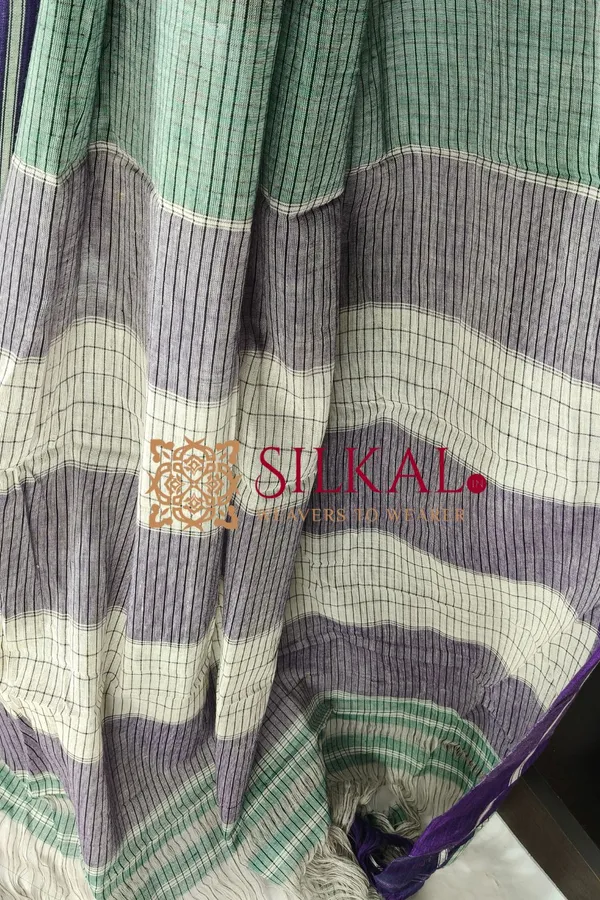 Patteda_Anchu_Pure_Cotton_Handloom_Saree_SKL04325