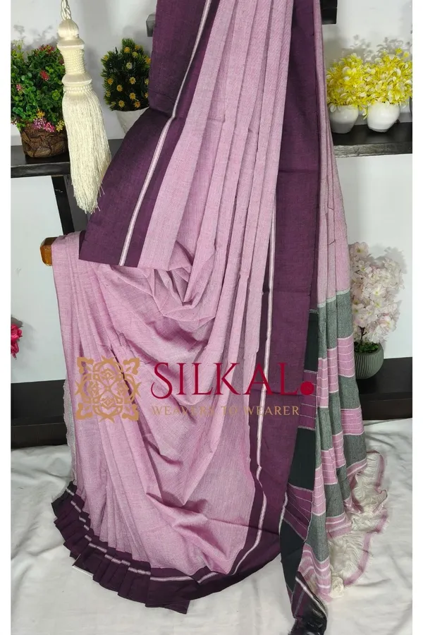 Patteda_Anchu_Pure_Cotton_Handloom_Saree_SKL04326