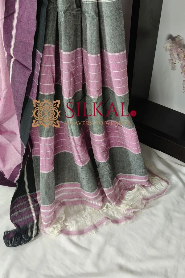 Patteda_Anchu_Pure_Cotton_Handloom_Saree_SKL04326