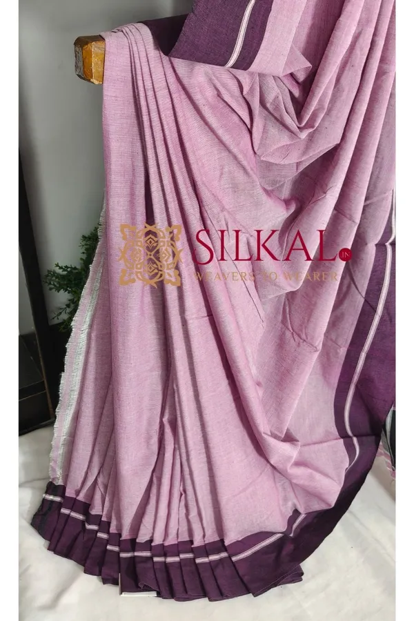 Patteda_Anchu_Pure_Cotton_Handloom_Saree_SKL04326