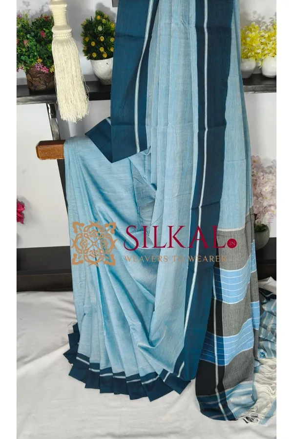 Patteda_Anchu_Pure_Cotton_Handloom_Saree_SKL04327