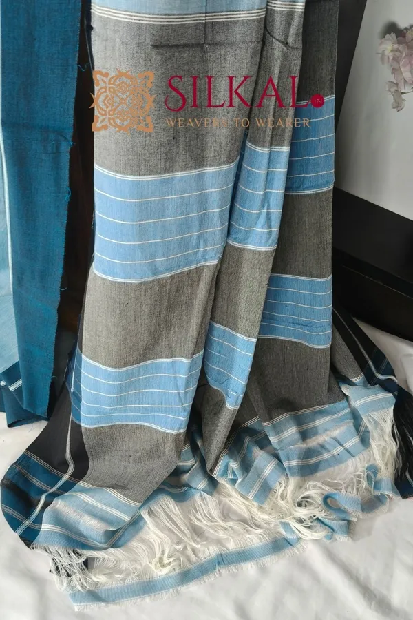Patteda_Anchu_Pure_Cotton_Handloom_Saree_SKL04327
