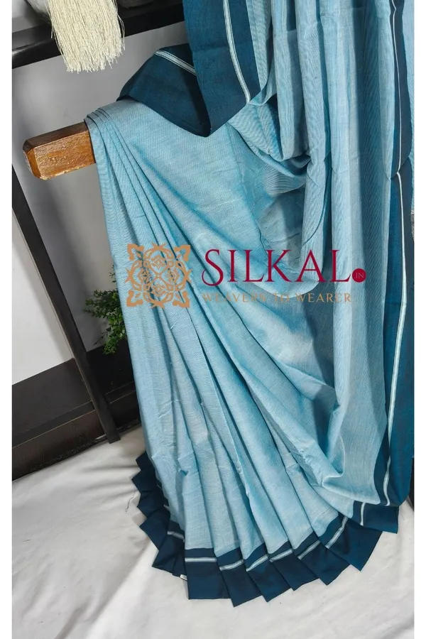Patteda_Anchu_Pure_Cotton_Handloom_Saree_SKL04327