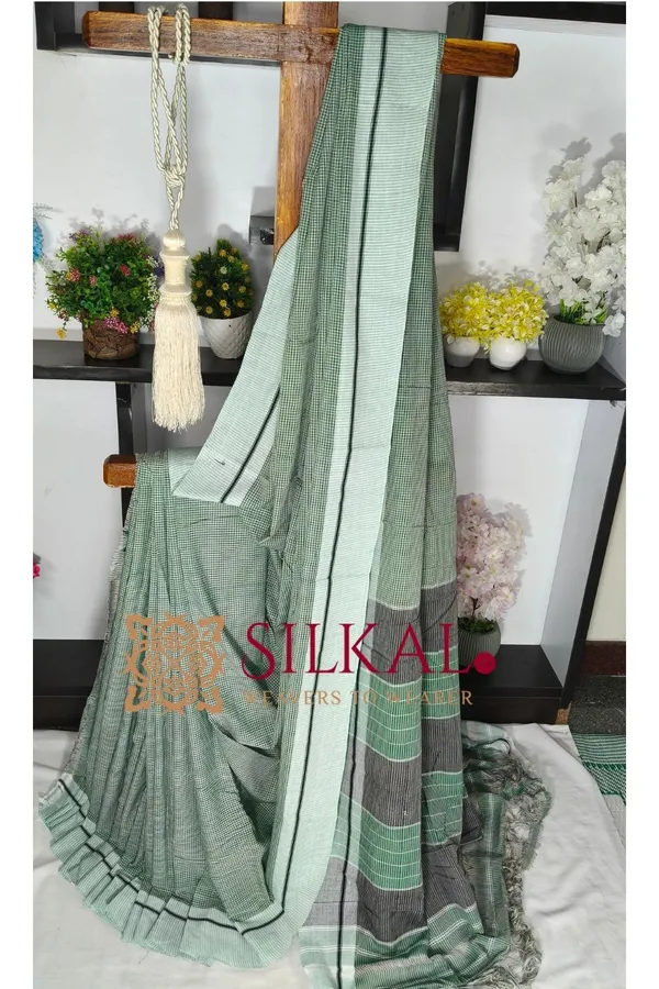 Patteda_Anchu_Pure_Cotton_Handloom_Saree_SKL04328