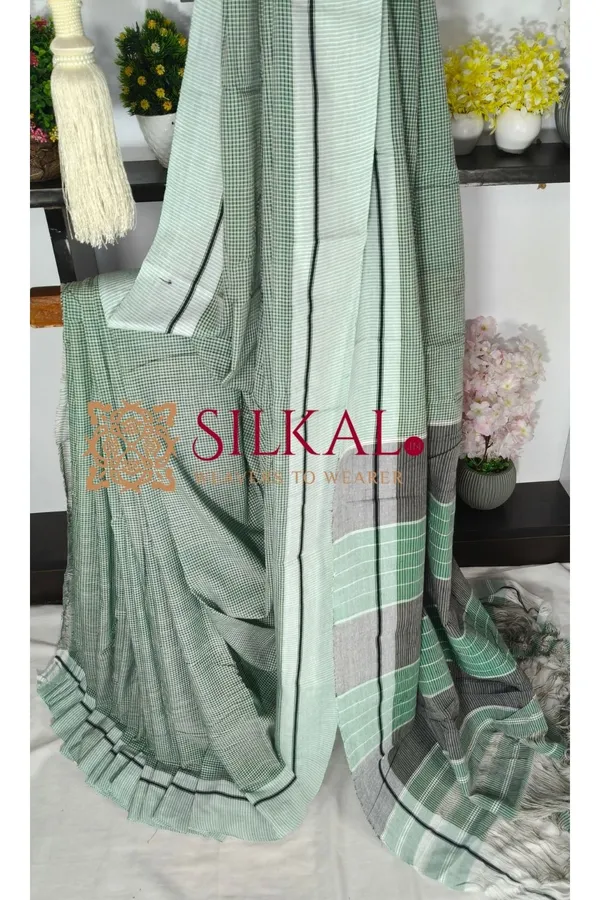 Patteda_Anchu_Pure_Cotton_Handloom_Saree_SKL04328