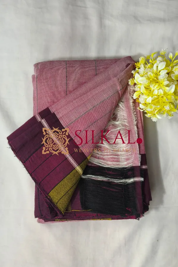 Patteda_Anchu_Pure_Cotton_Handloom_Saree_SKL04334