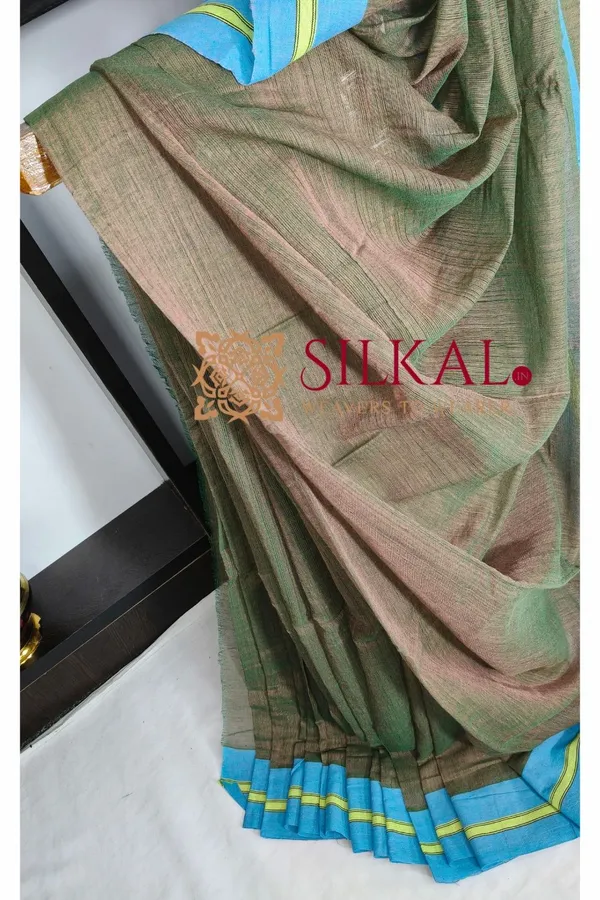 Patteda_Anchu_Pure_Cotton_Handloom_Saree_SKL04349