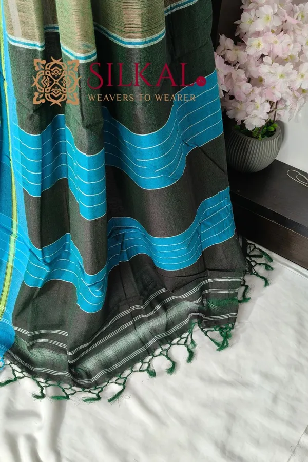 Patteda_Anchu_Pure_Cotton_Handloom_Saree_SKL04349