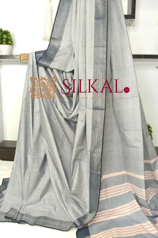 Patteda_Anchu_Pure_Cotton_Saree_SKL03590
