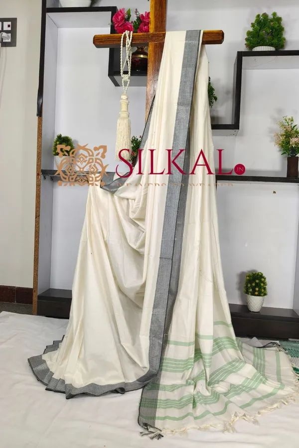 Patteda_Anchu_Pure_Cotton_Saree_SKL03591