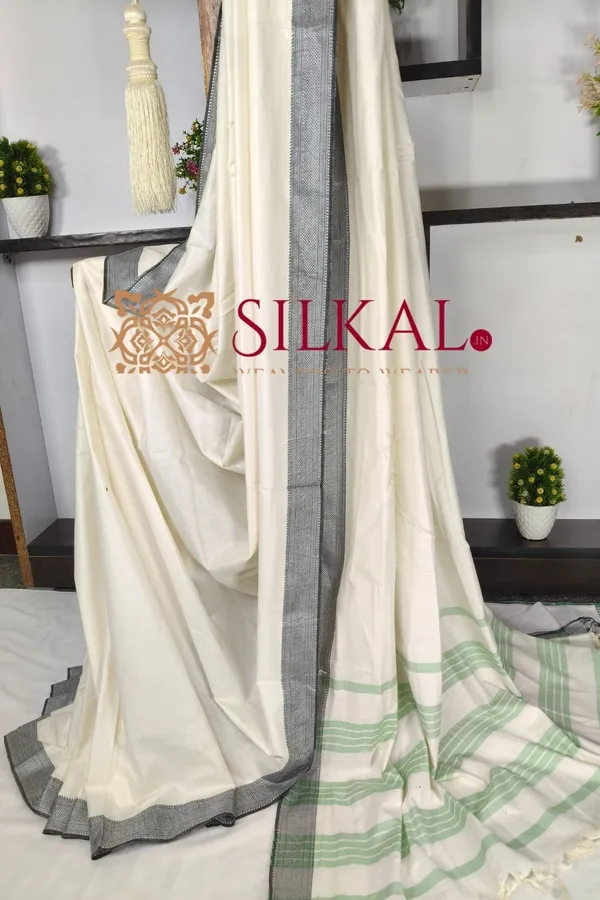 Patteda_Anchu_Pure_Cotton_Saree_SKL03591