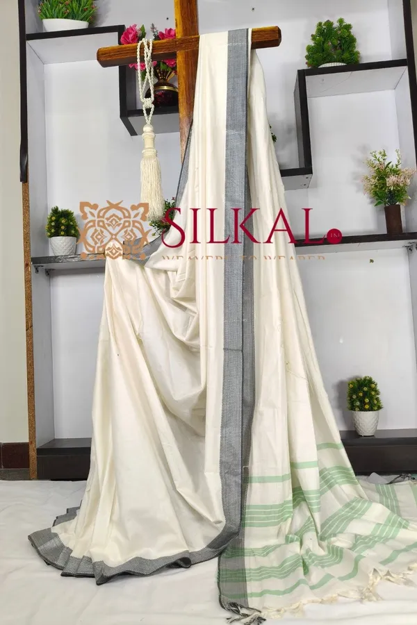 Patteda_Anchu_Pure_Cotton_Saree_SKL03591