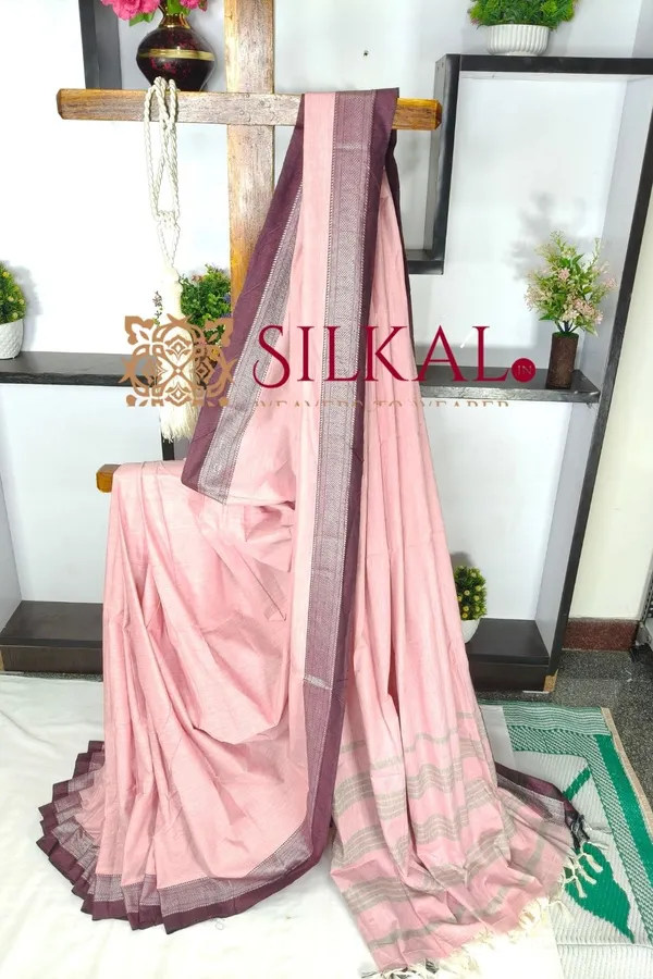 Patteda_Anchu_Pure_Cotton_Saree_SKL03592