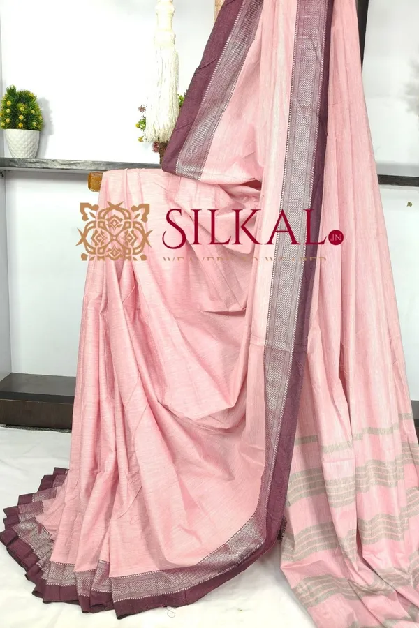 Patteda_Anchu_Pure_Cotton_Saree_SKL03592