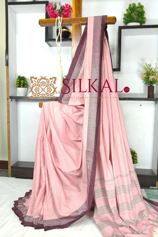 Patteda_Anchu_Pure_Cotton_Saree_SKL03592