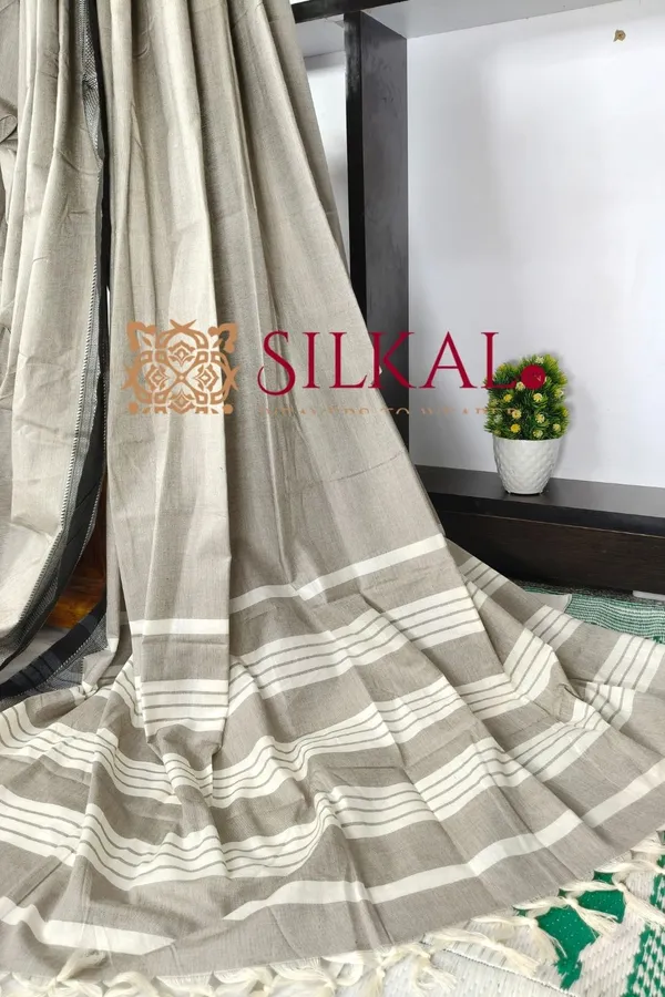 Patteda_Anchu_Pure_Cotton_Saree_SKL03593