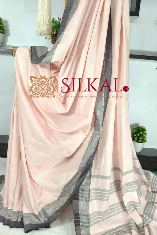 Patteda_Anchu_Pure_Cotton_Saree_SKL03594