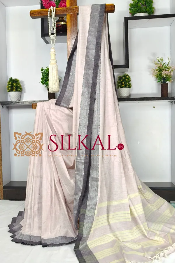Patteda_Anchu_Pure_Cotton_Saree_SKL03595