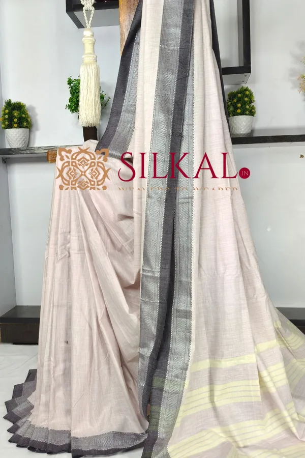 Patteda_Anchu_Pure_Cotton_Saree_SKL03595