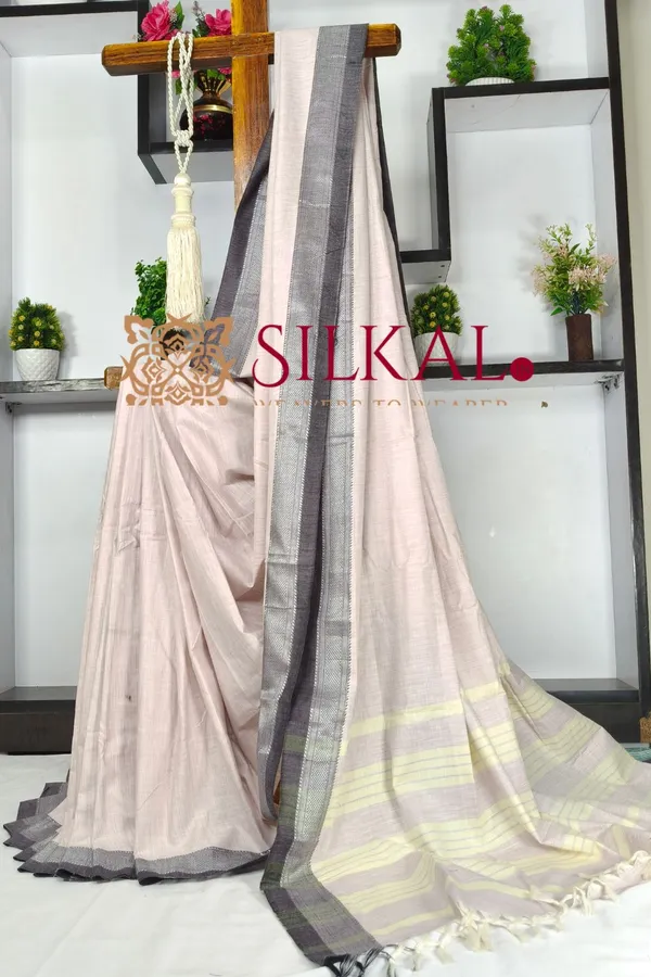 Patteda_Anchu_Pure_Cotton_Saree_SKL03595