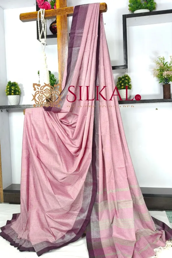 Patteda_Anchu_Pure_Cotton_Saree_SKL03596