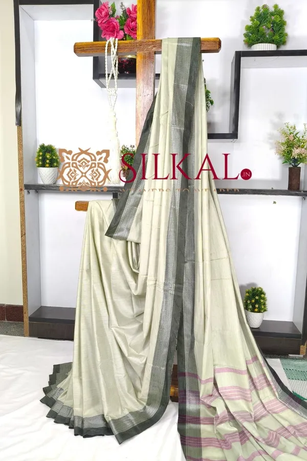 Patteda_Anchu_Pure_Cotton_Saree_SKL03597