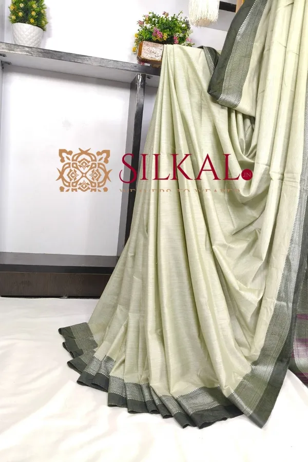 Patteda_Anchu_Pure_Cotton_Saree_SKL03597