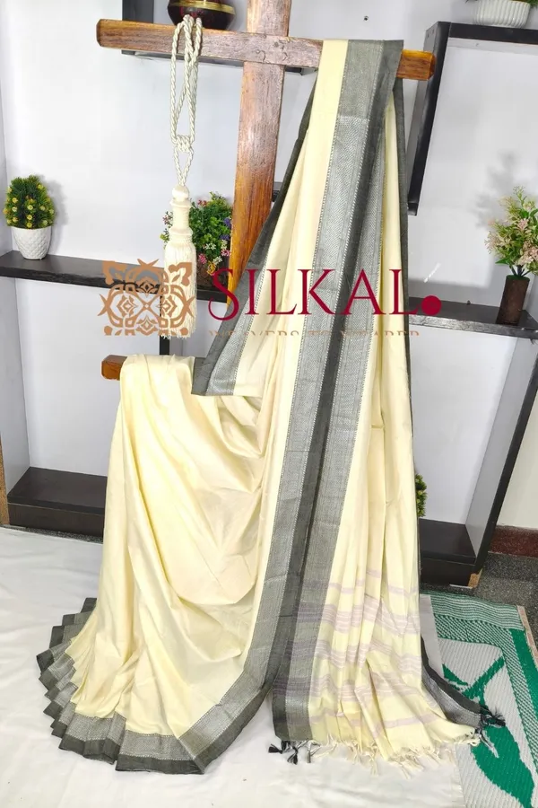 Patteda_Anchu_Pure_Cotton_Saree_SKL03599