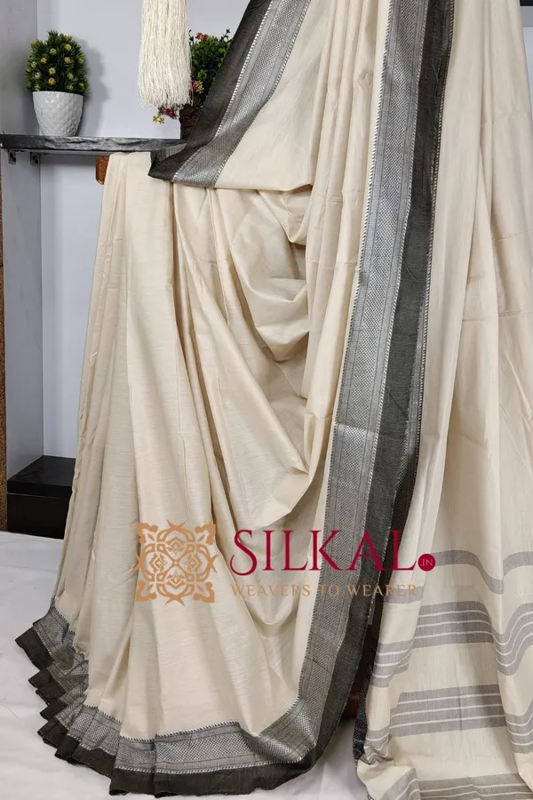 Patteda_Anchu_Pure_Cotton_Saree_SKL03600