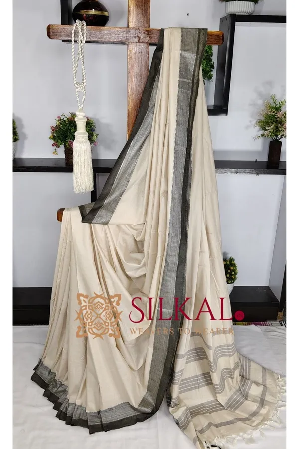 Patteda_Anchu_Pure_Cotton_Saree_SKL03600