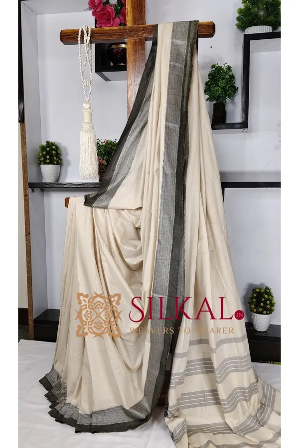 Patteda_Anchu_Pure_Cotton_Saree_SKL03600