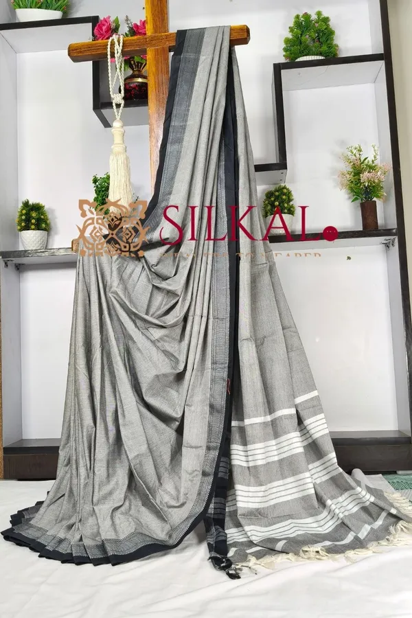 Patteda_Anchu_Pure_Cotton_Saree_SKL03601