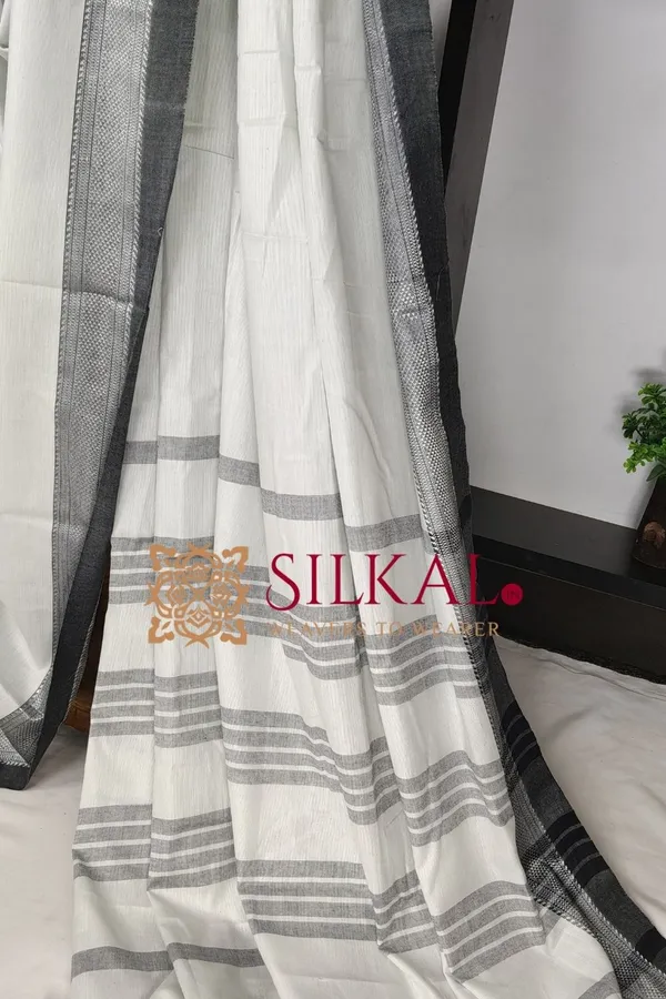 Patteda_Anchu_Pure_Cotton_Saree_SKL03681