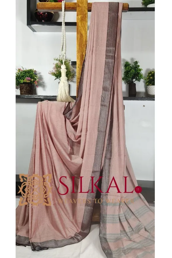 Patteda_Anchu_Pure_Cotton_Saree_SKL03253