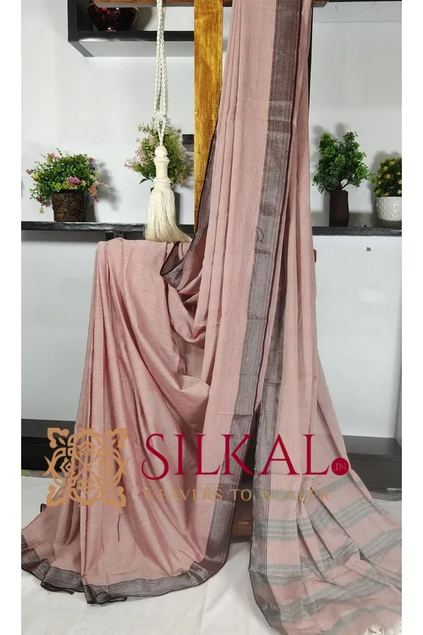 Patteda_Anchu_Pure_Cotton_Saree_SKL03253