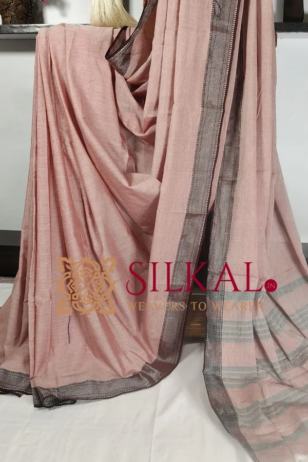 Patteda_Anchu_Pure_Cotton_Saree_SKL03253
