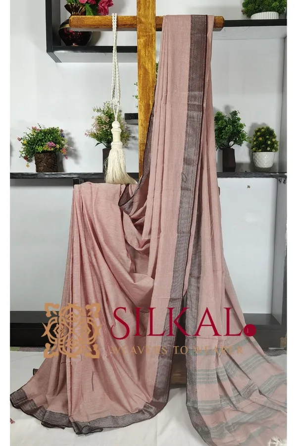 Patteda_Anchu_Pure_Cotton_Saree_SKL03253