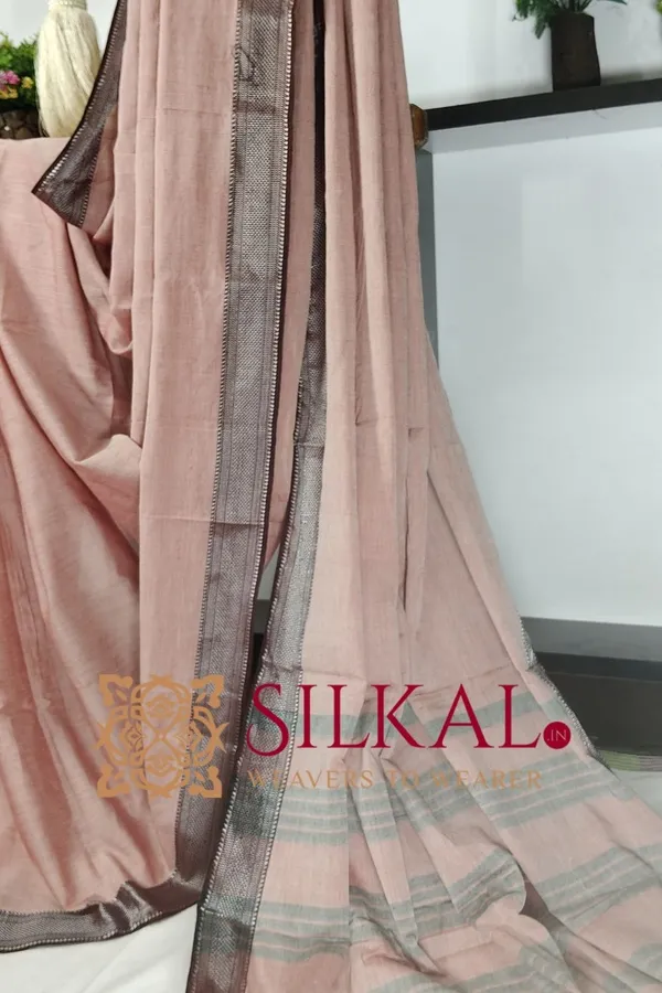 Patteda_Anchu_Pure_Cotton_Saree_SKL03253