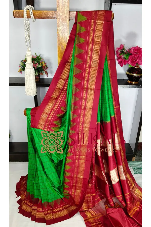 Pure_Silk_Ilkal_Handloom_Saree_Saree_Code-_SKL03827