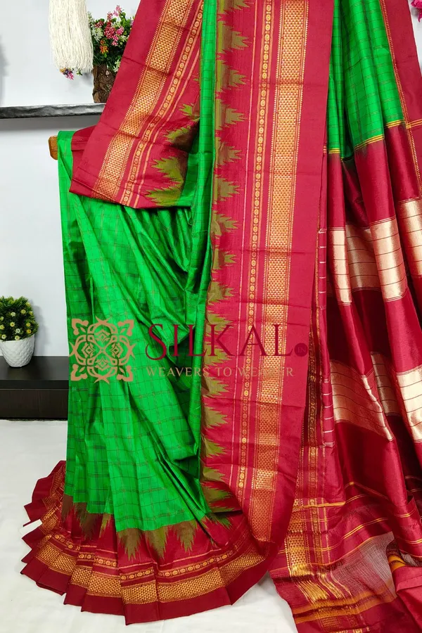 Pure_Silk_Ilkal_Handloom_Saree_Saree_Code-_SKL03827