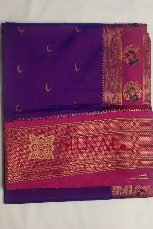 Royal_Paithani_Jari_Butta_Soft_Silk_Saree_SKL03427