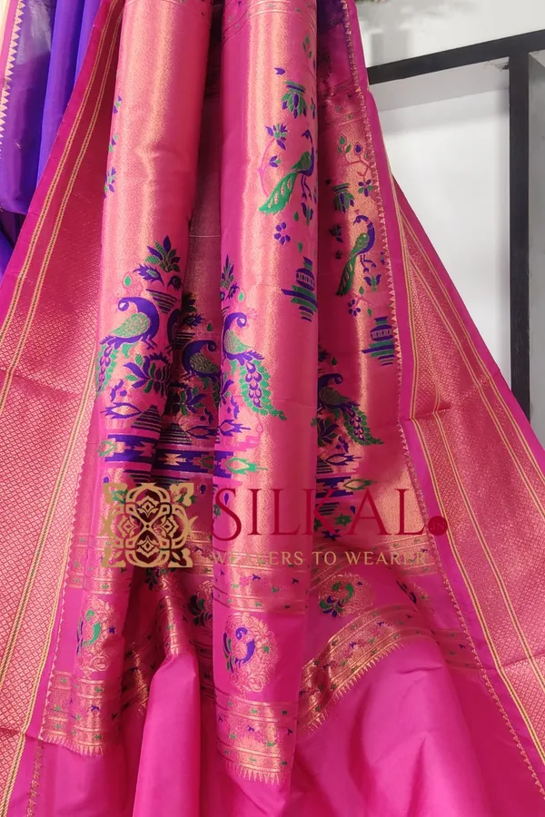 Royal_Paithani_Jari_Butta_Soft_Silk_Saree_SKL03427