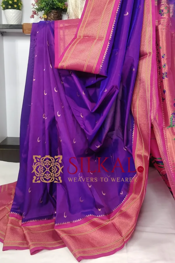 Royal_Paithani_Jari_Butta_Soft_Silk_Saree_SKL03427