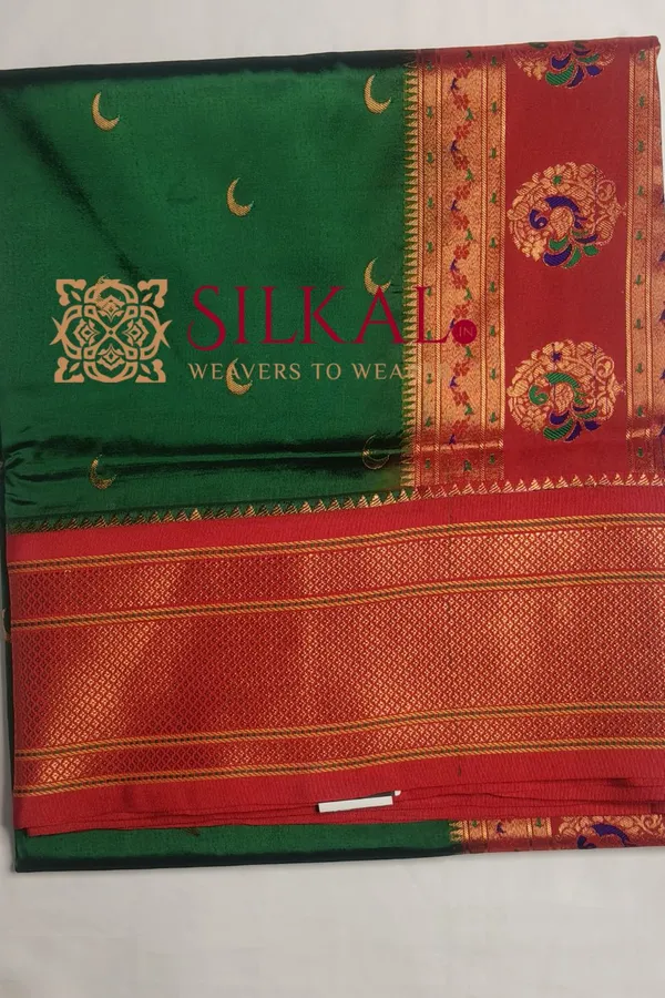 Royal_Paithani_Jari_Butta_Soft_Silk_Saree_SKL03432