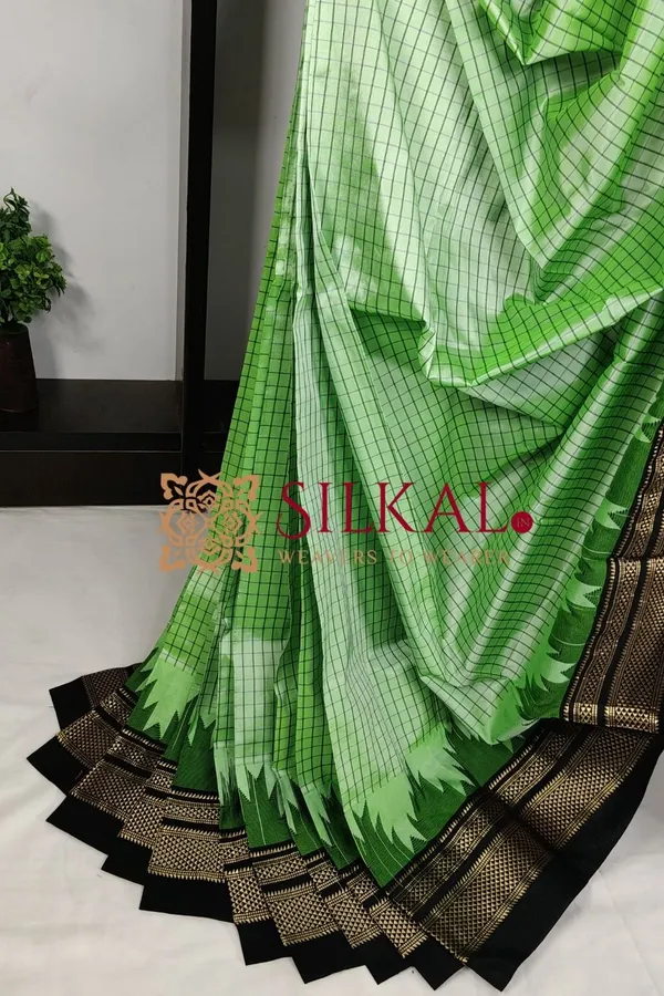 Ilkal_Pure_Silk_Chaduranga_Saree_SKL03742
